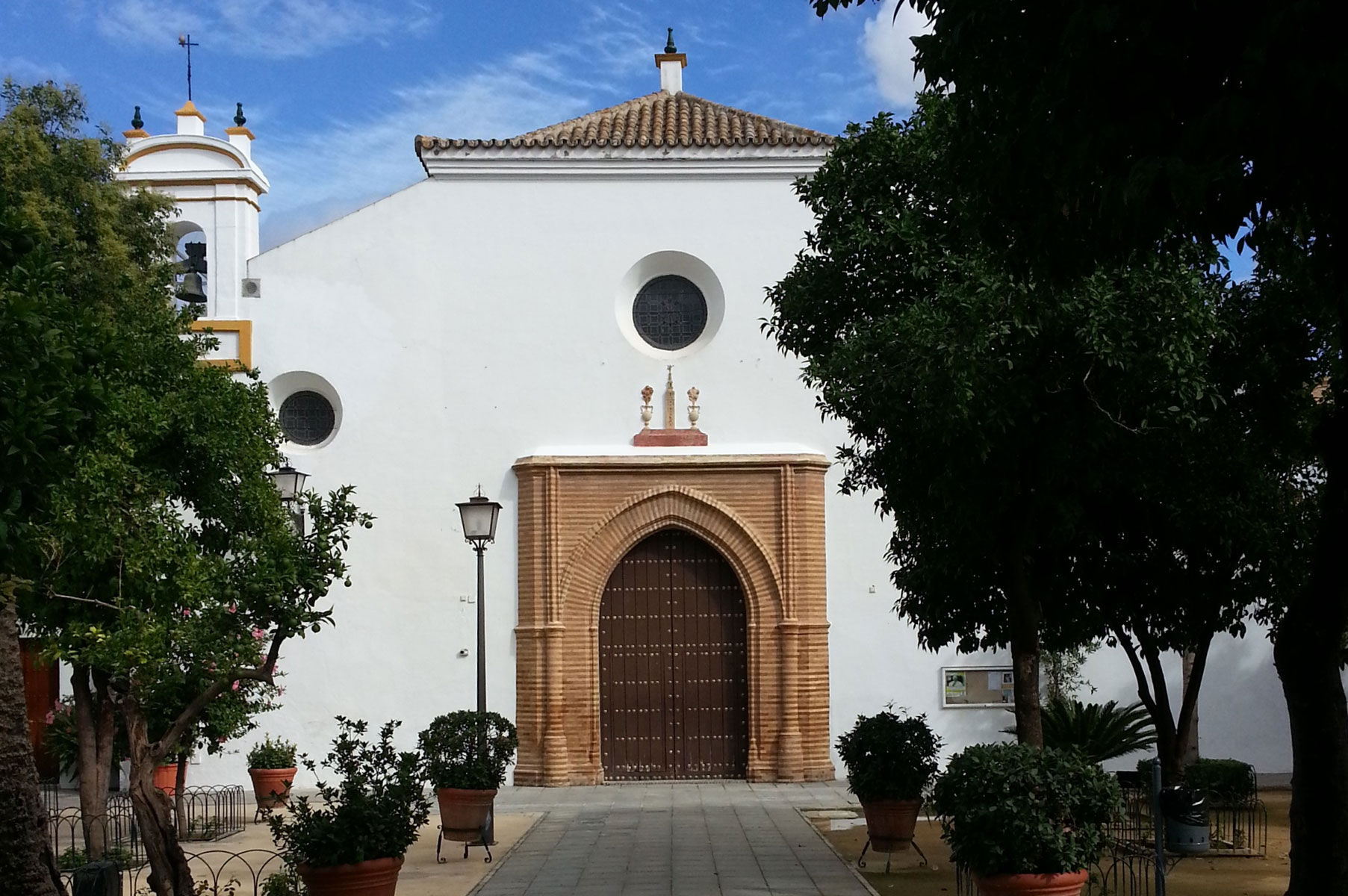 san-sebastian PORTADA MUDEJAR DE LA IGLESIA DE SAN SEBASTIAN DE SEVILLA