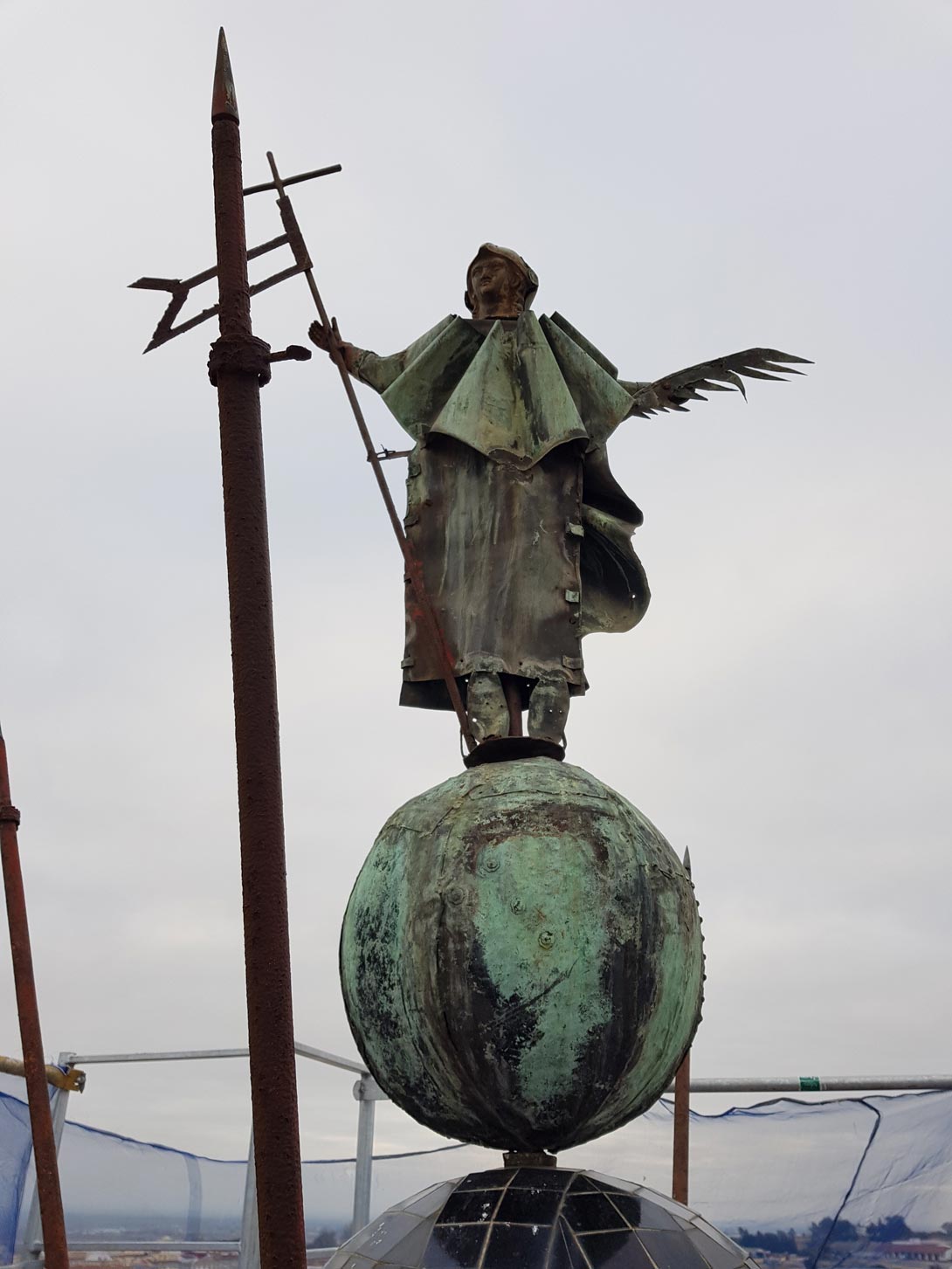 veleta-4 VELETA “SANTA JUANA” DE LA IGLESIA NUESTRA SEÑORA DE LA GRANADA DE MOGUER